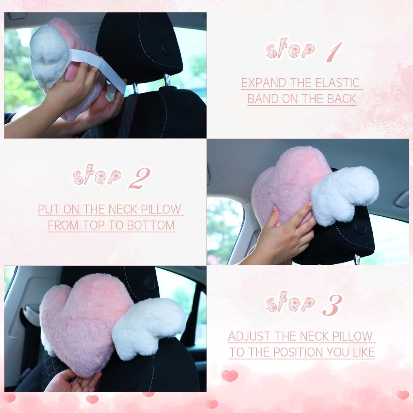 2 Pcs Plush Heart Shaped Pillow — view 7