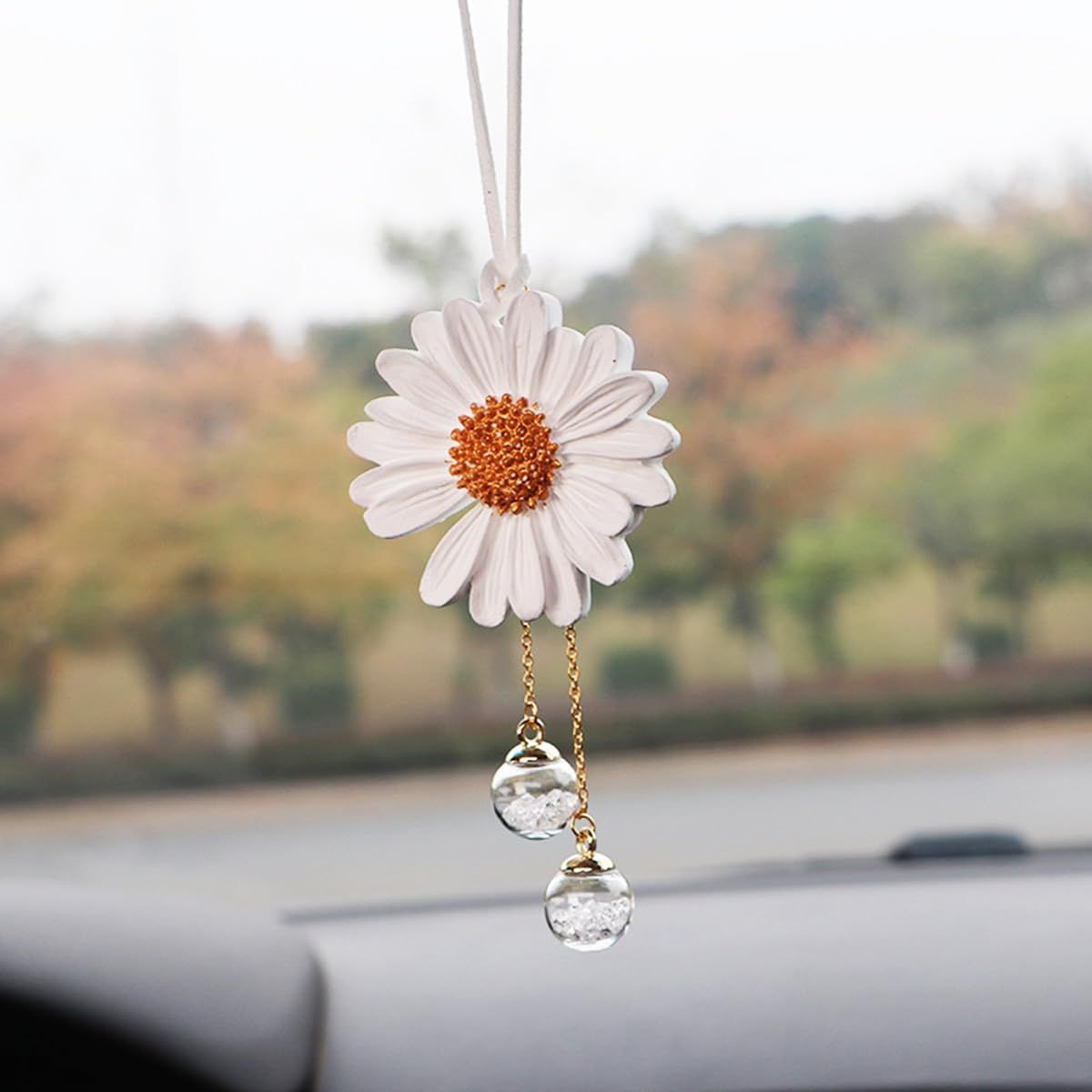 Daisy Car Hanging Ornaments for Women Girls — view 5