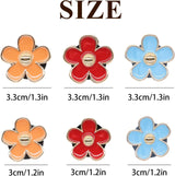 6pcs Flower Air Vent Clips Car Air — view 4