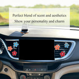 6pcs Flower Air Vent Clips Car Air — view 5