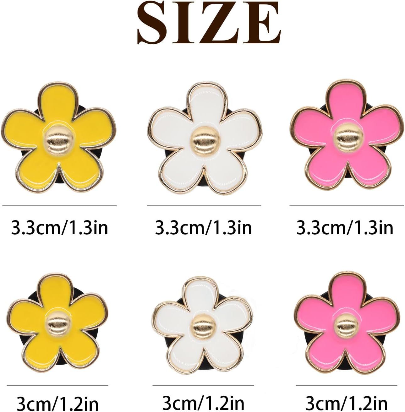 6pcs Flowers Car Air Freshener Vent Clips — view 4