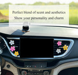6pcs Flowers Car Air Freshener Vent Clips — view 5