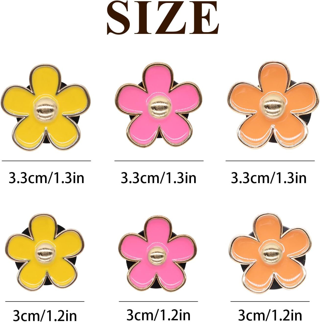6pcs Flower Air Freshener Vent Clips — view 4
