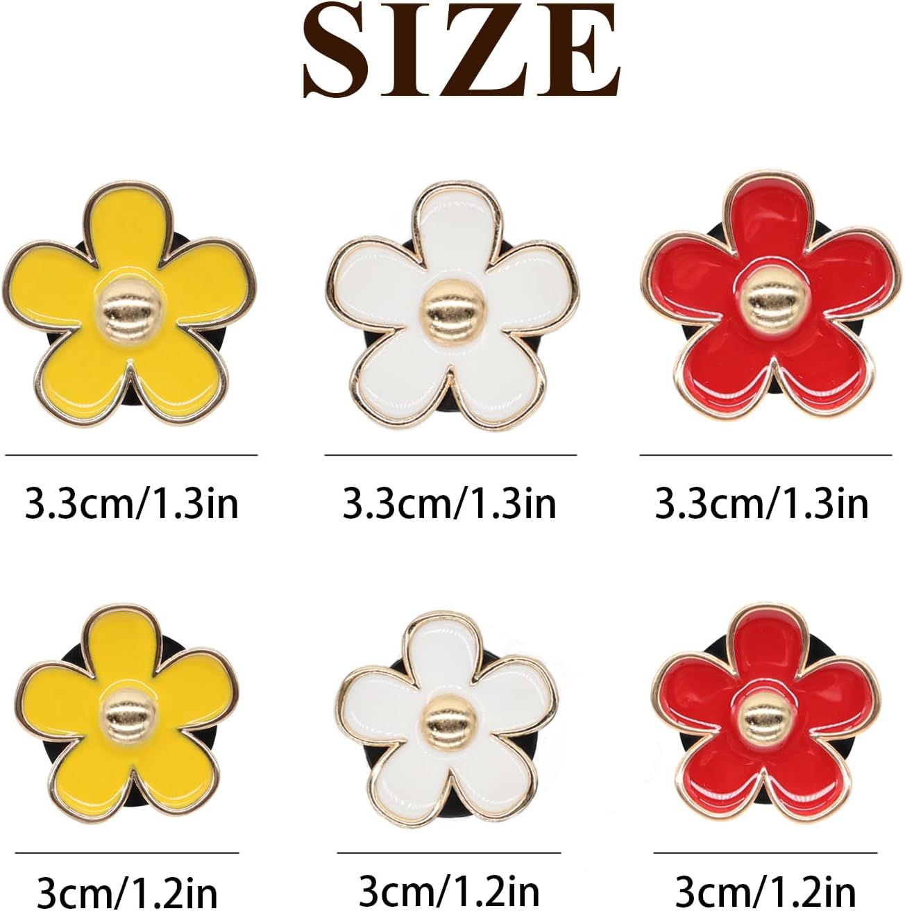 6pcs Flower Car Air Freshener Vent Clips — view 4
