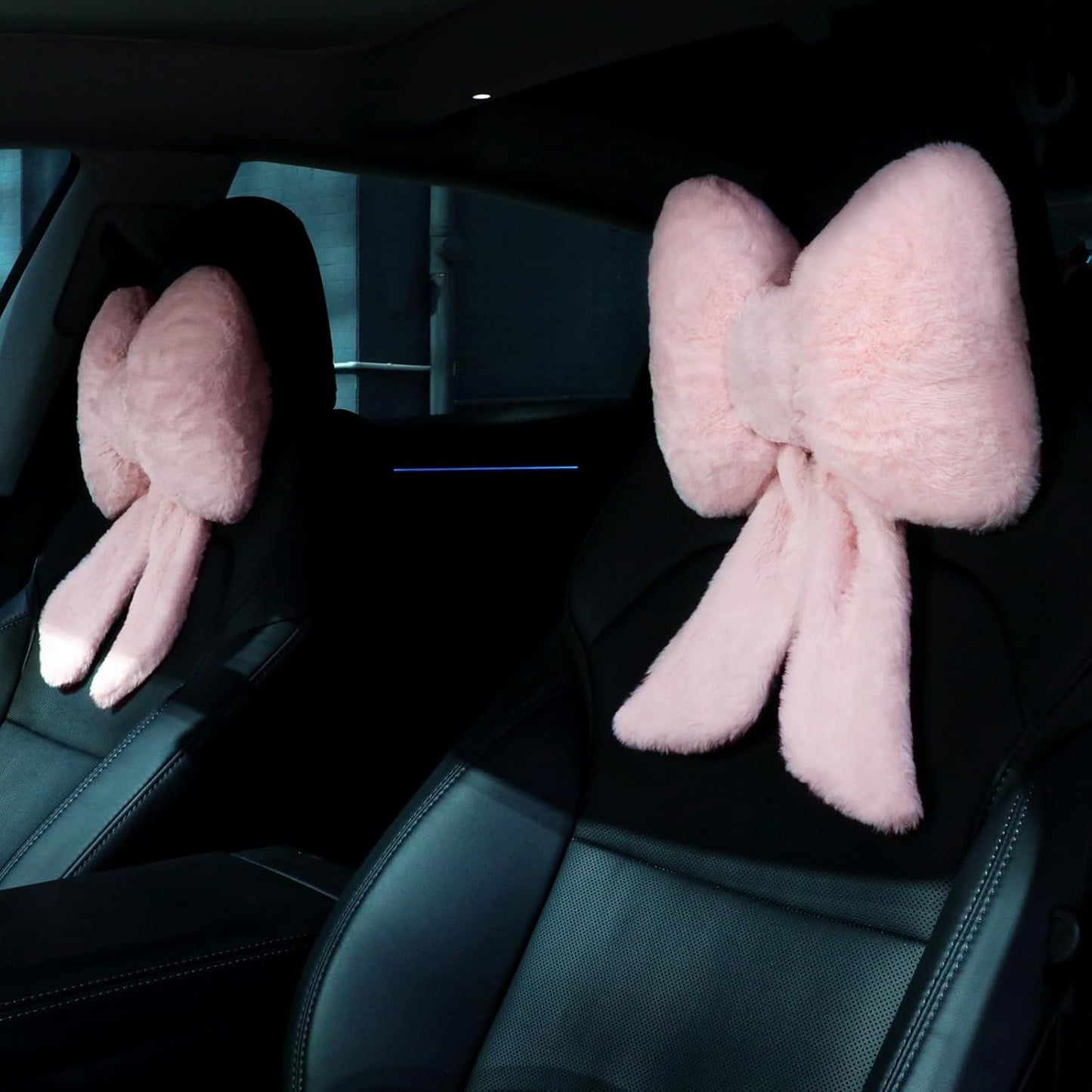 2 Pcs Car Neck Pillow Plush Butterfly — view 2