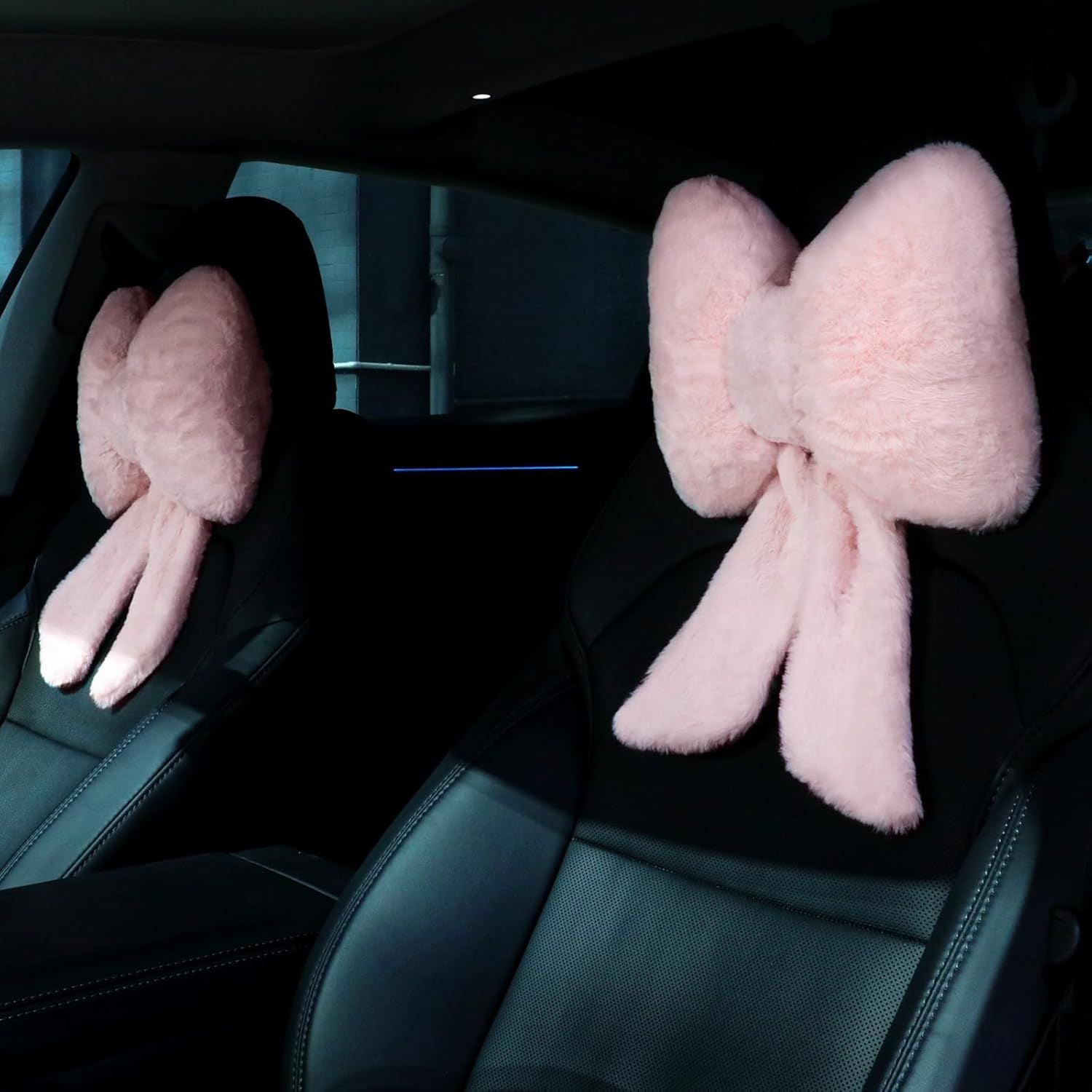2 Pcs Car Neck Pillow Plush Butterfly — view 2