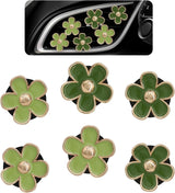 Green Flower Car Decor — view 2