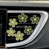 Green Flower Car Decor — view 4