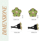 Green Flower Car Decor — view 6
