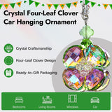 Crystal Four Leaf Clover Car Rear View — view 8