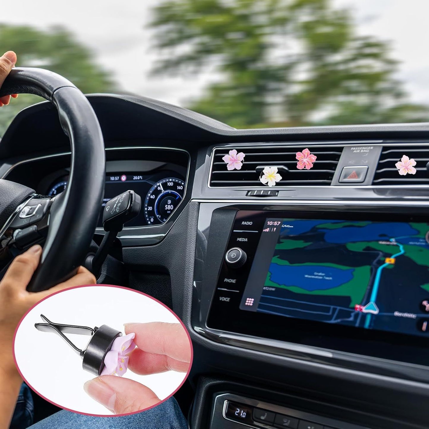 8Pcs Cute Car Air Freshener Vent Clips — view 8