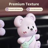 3Pcs Cute Bear Car Air Freshener Vent — view 5