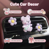 3Pcs Cute Bear Car Air Freshener Vent — view 7