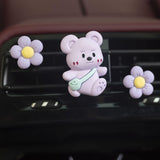 3Pcs Cute Bear Car Air Freshener Vent — view 8