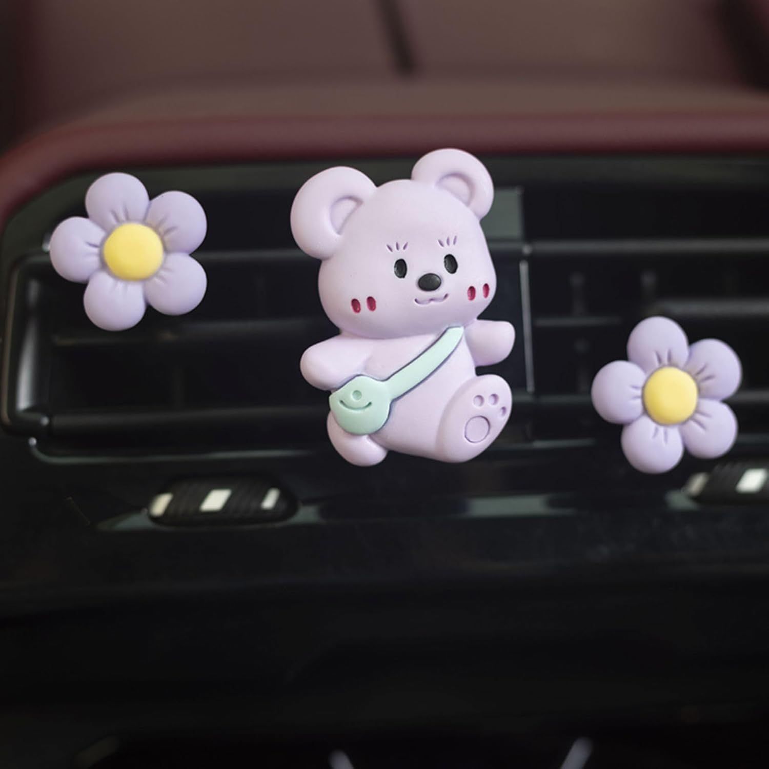 3Pcs Cute Bear Car Air Freshener Vent — view 8