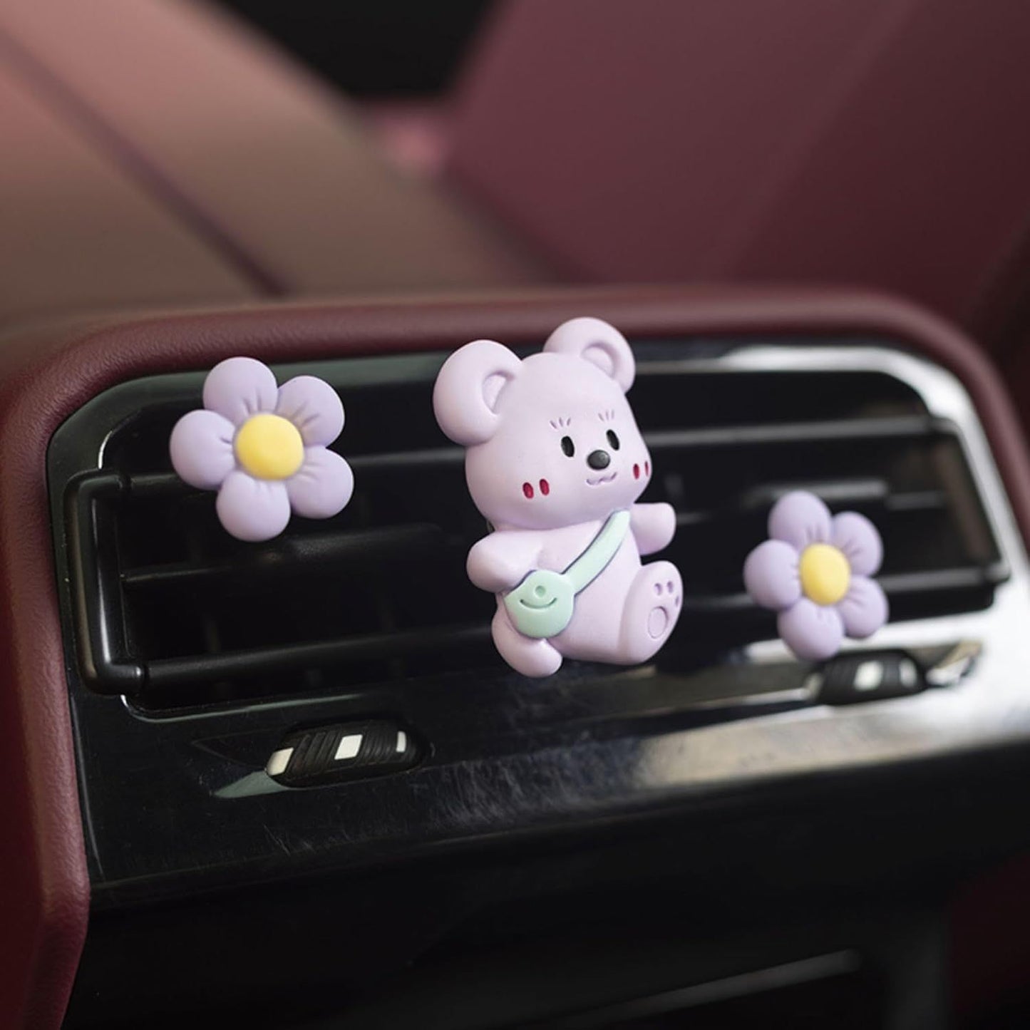 3Pcs Cute Bear Car Air Freshener Vent — view 9