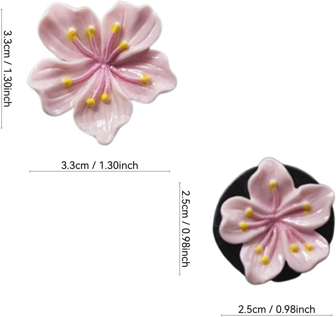 10 PCS Flower Car Air Freshener Vent — view 3