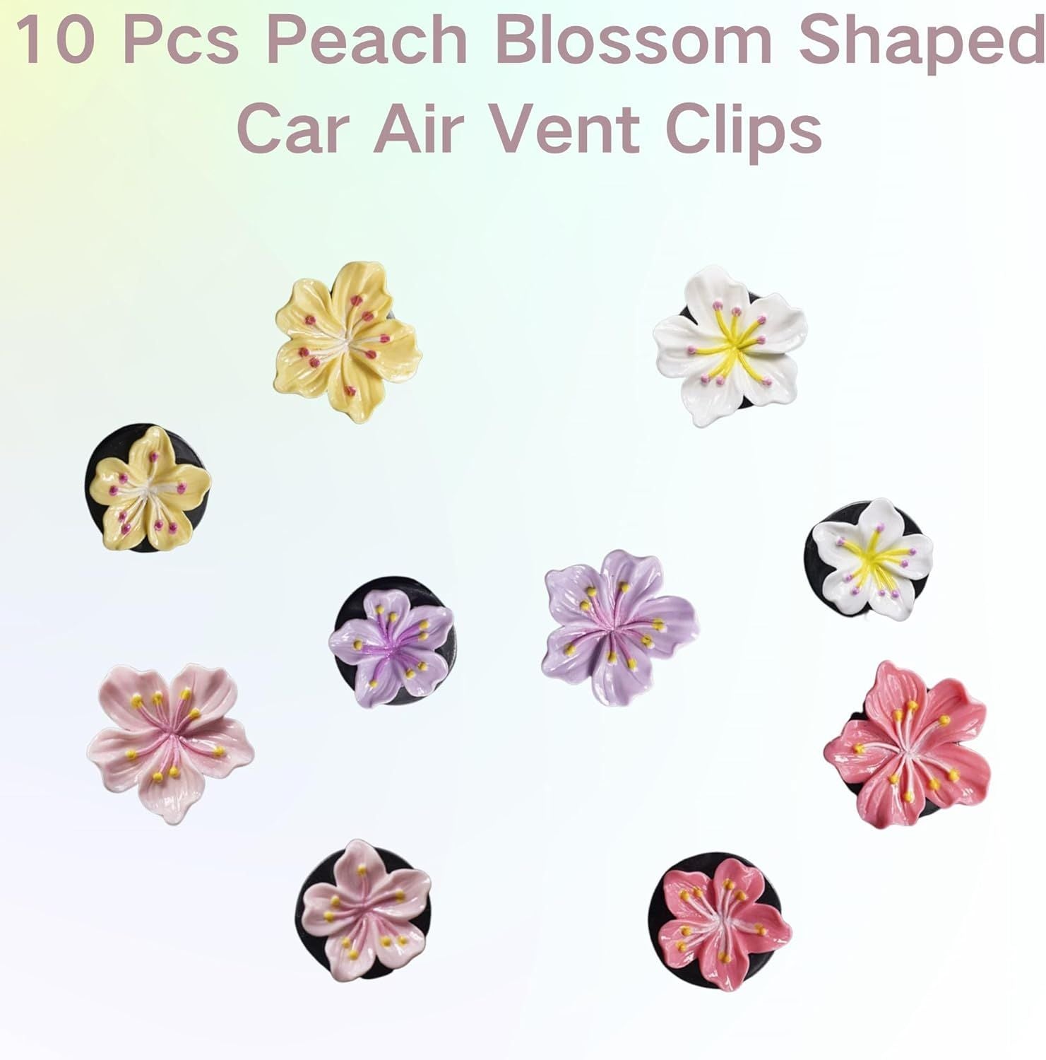 10 PCS Flower Car Air Freshener Vent — view 4