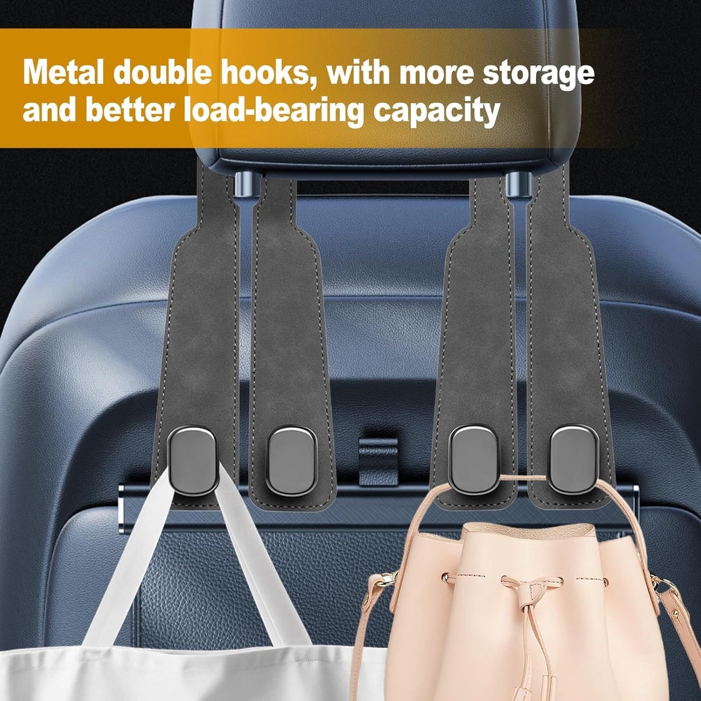 Car Purse Hook for Car Seats Headrest — view 5