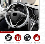 3-pack carbon fibre steering wheel cover — view 6