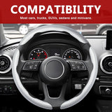 3-pack carbon fibre steering wheel cover — view 8
