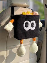 Cute 2-in-1 car rubbish bin and tissue holder — view 2