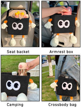 Cute 2-in-1 car rubbish bin and tissue holder — view 5