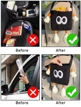 Cute 2-in-1 car rubbish bin and tissue holder — view 6