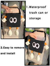 Cute 2-in-1 car rubbish bin and tissue holder — view 7