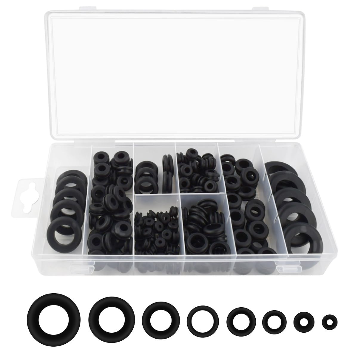 180 Pcs Assorted Rubber Grommet Kit — view 9