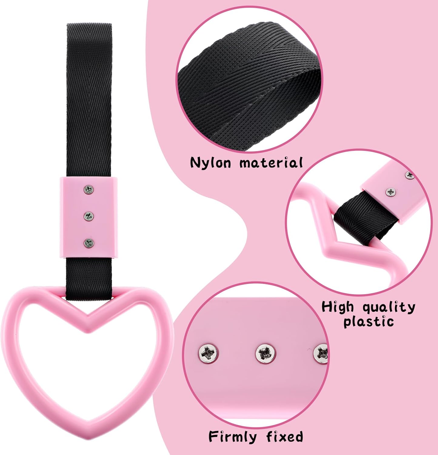 2 PCS Car Heart Hanging Accessories — view 3