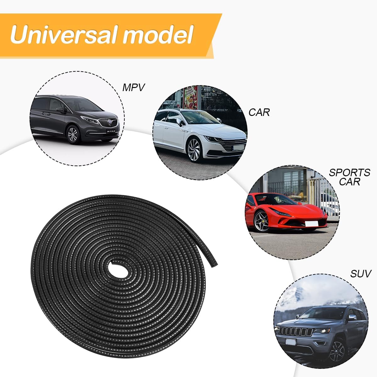 Car door edge guards 16ft — view 5