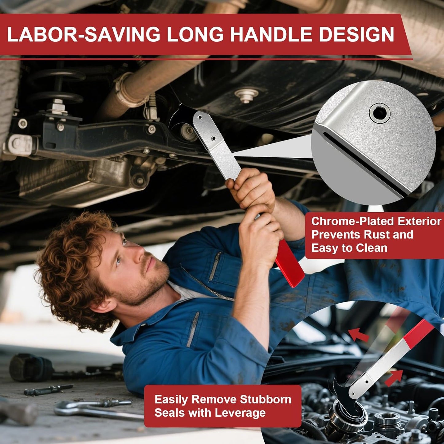 Oil seal removal tool — view 5