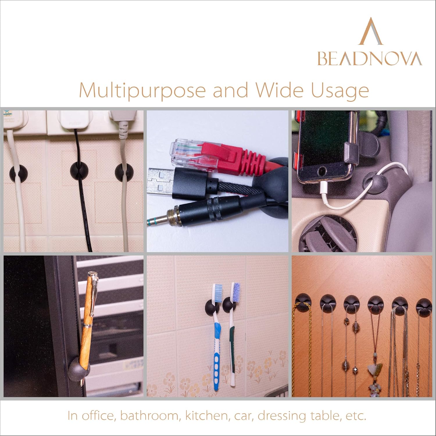 Cable Clips Cord Organiser Cable Management — view 5