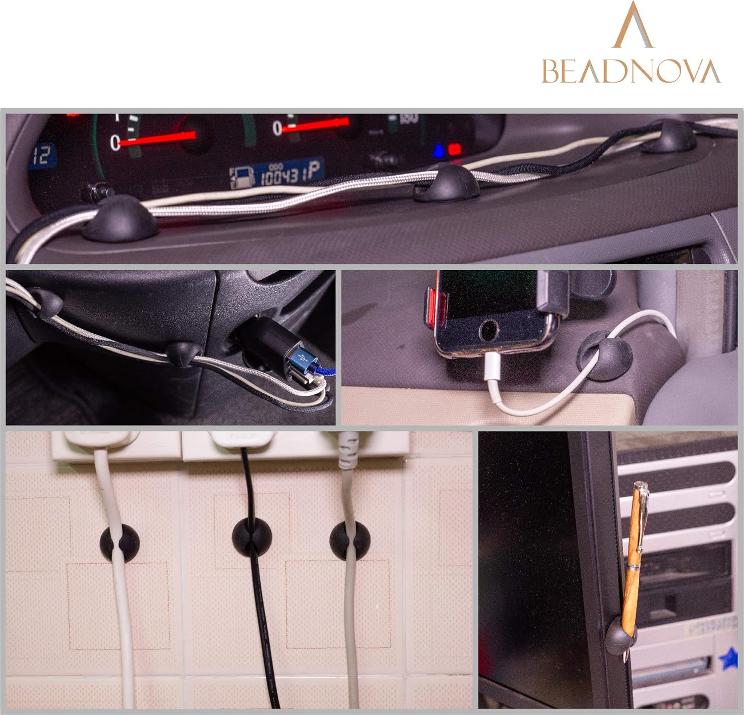 Cable Clips Cord Organiser Cable Management — view 8