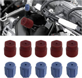 R134a AC charging port caps 10 piece — view 2