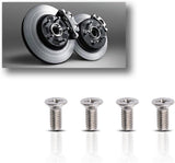 Brake disc retaining screws 4 pack — view 2