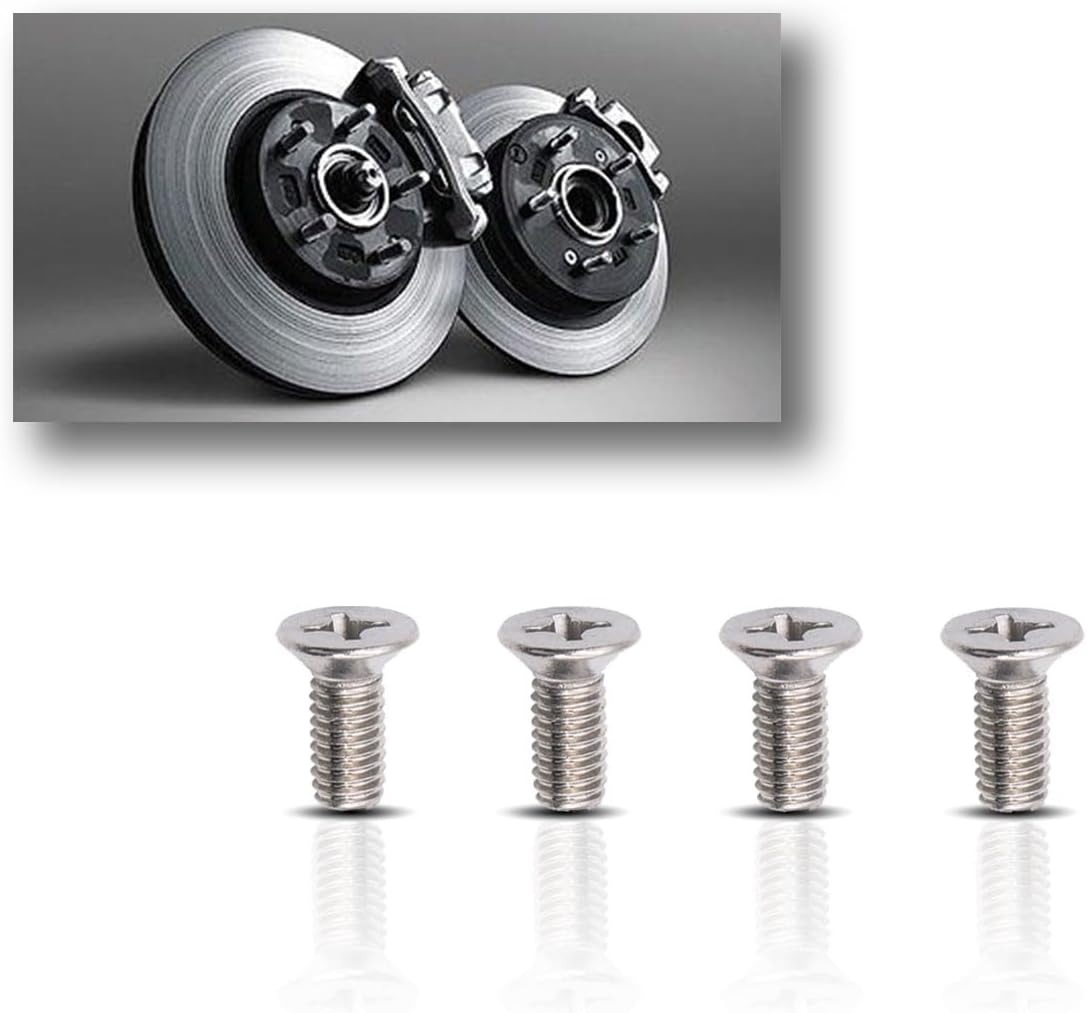 Brake disc retaining screws 4 pack — view 2