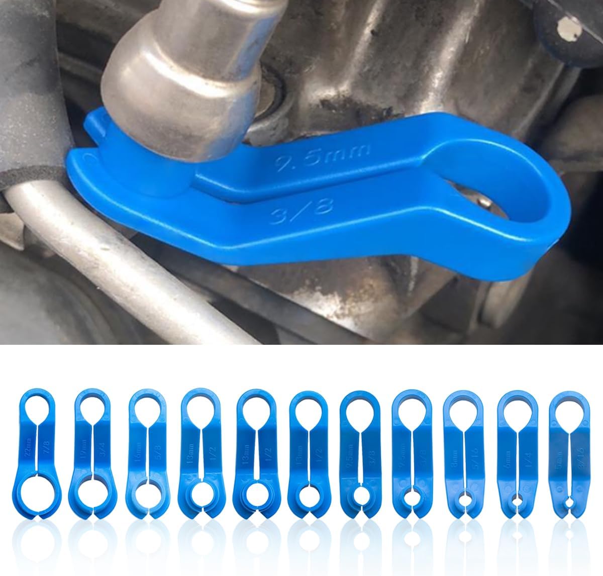 Fuel line disconnect removal tools — view 2