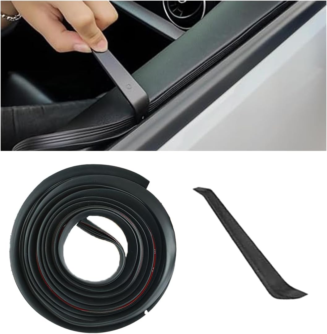 Car door rubber seal strip 13ft — view 2