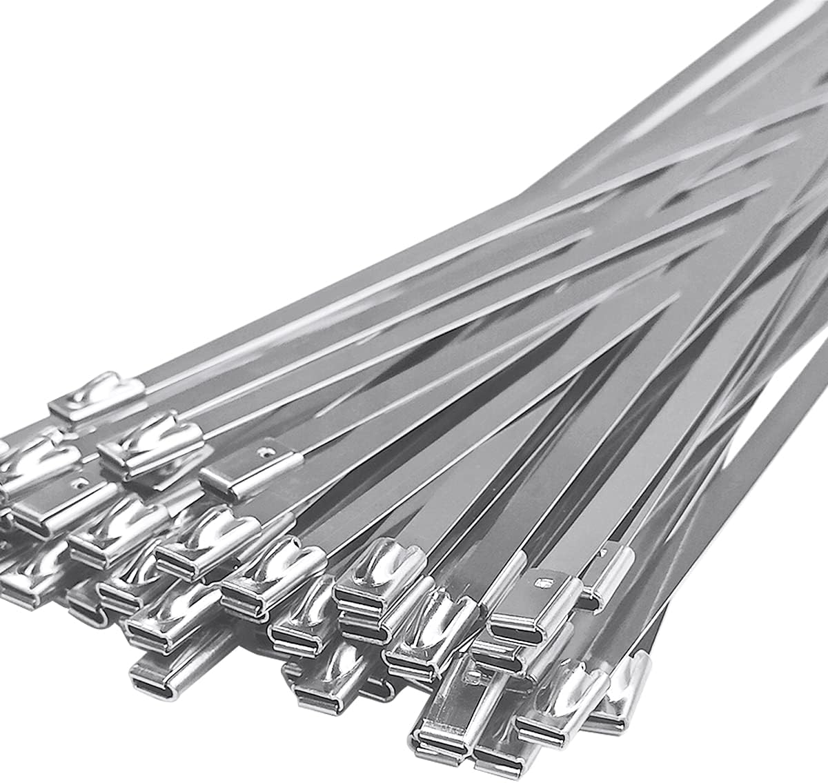 Metal cable zip ties 11.8 inch — view 2
