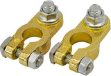 Brass battery terminal connectors — view 2