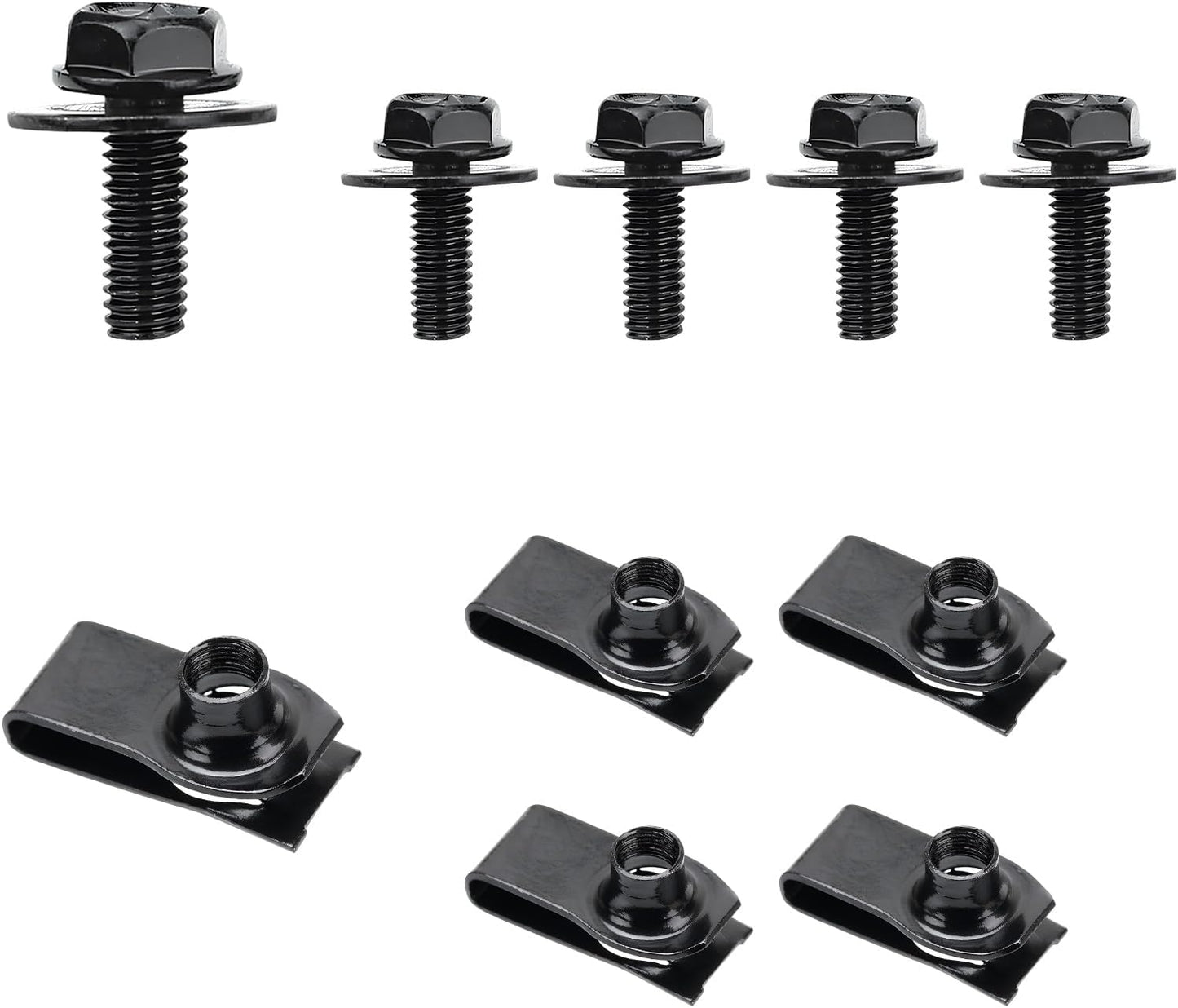 Car body bolt and U-nut kit — view 2