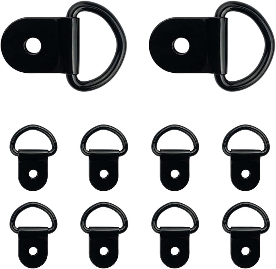 Steel D-ring tie downs 10 piece — view 2