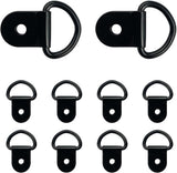 Steel D-ring tie downs 10 piece — view 2