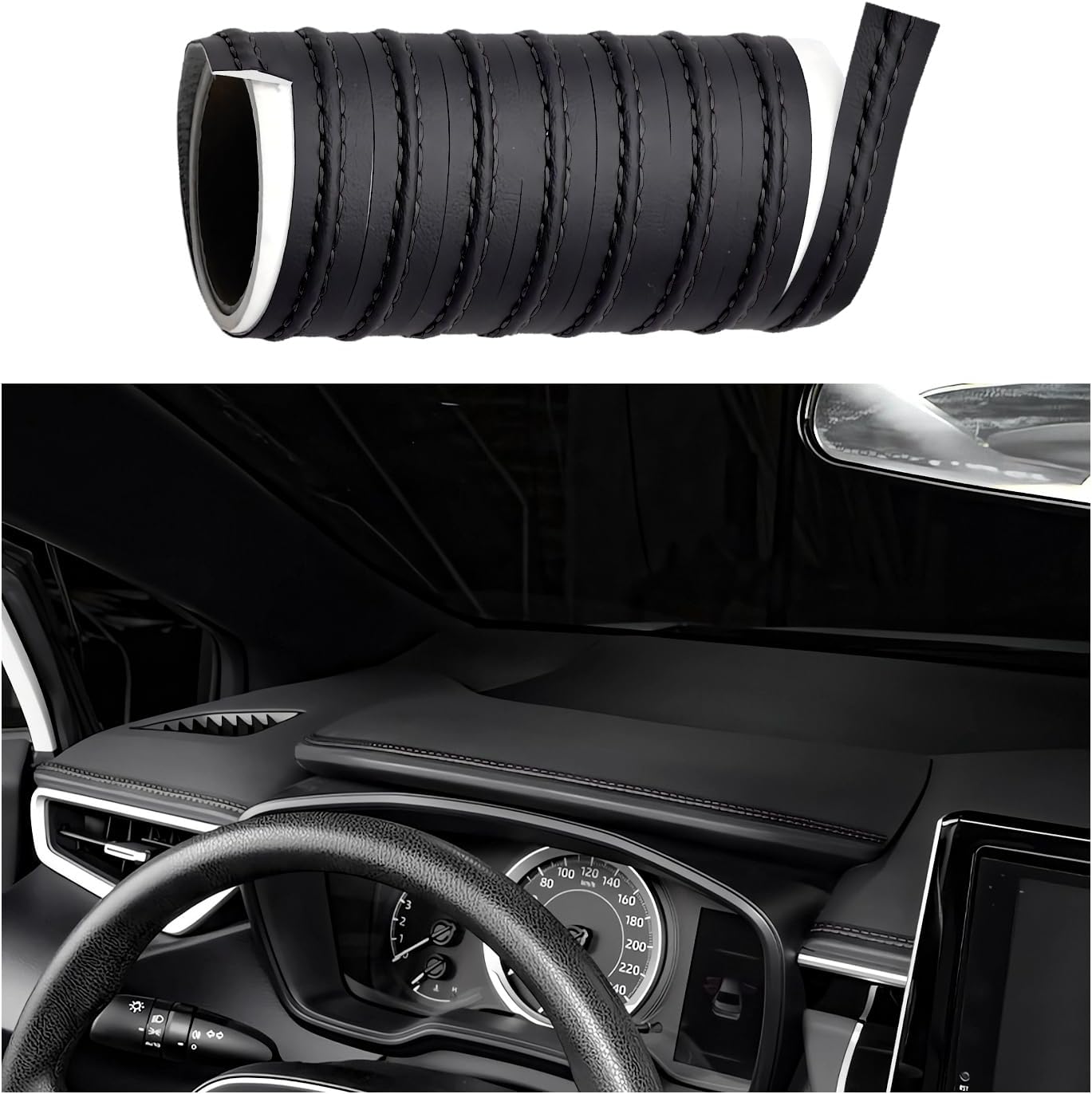 Car interior trim strips — view 2