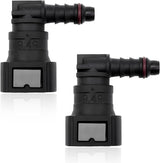 Fuel line quick connector 90 degree — view 2