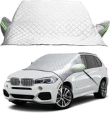 Car windshield snow and ice cover — view 2