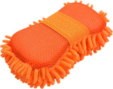 Microfibre car wash sponge orange — view 2