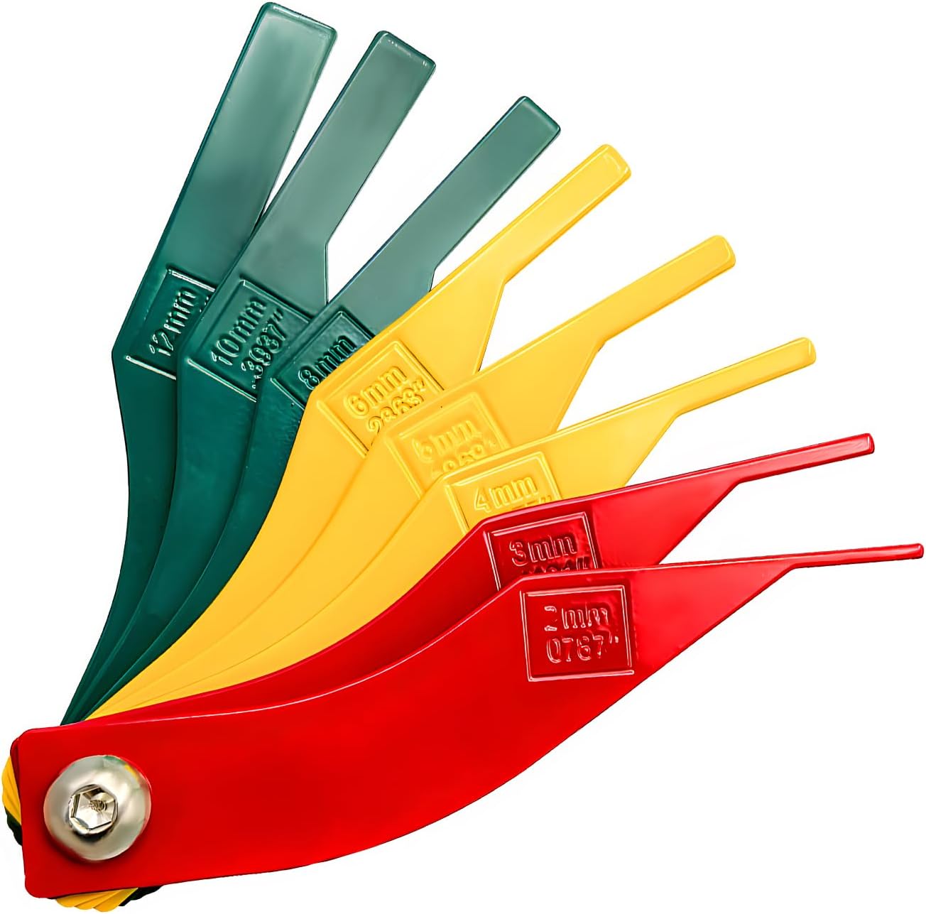 8 piece brake lining thickness gauge — view 2